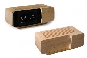 wooden iphone dock clock wooden iphone dock clock