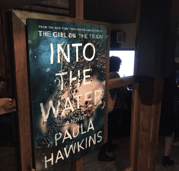 poster for Into the Water book